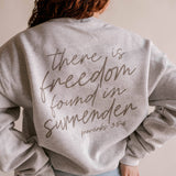 Freedom In Surrender Pullover Crewneck