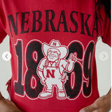 Nebraska 1869 Crop Tee