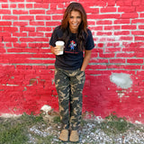 Herbie Embroidered Tee- Black - Ana Patricia Boutique