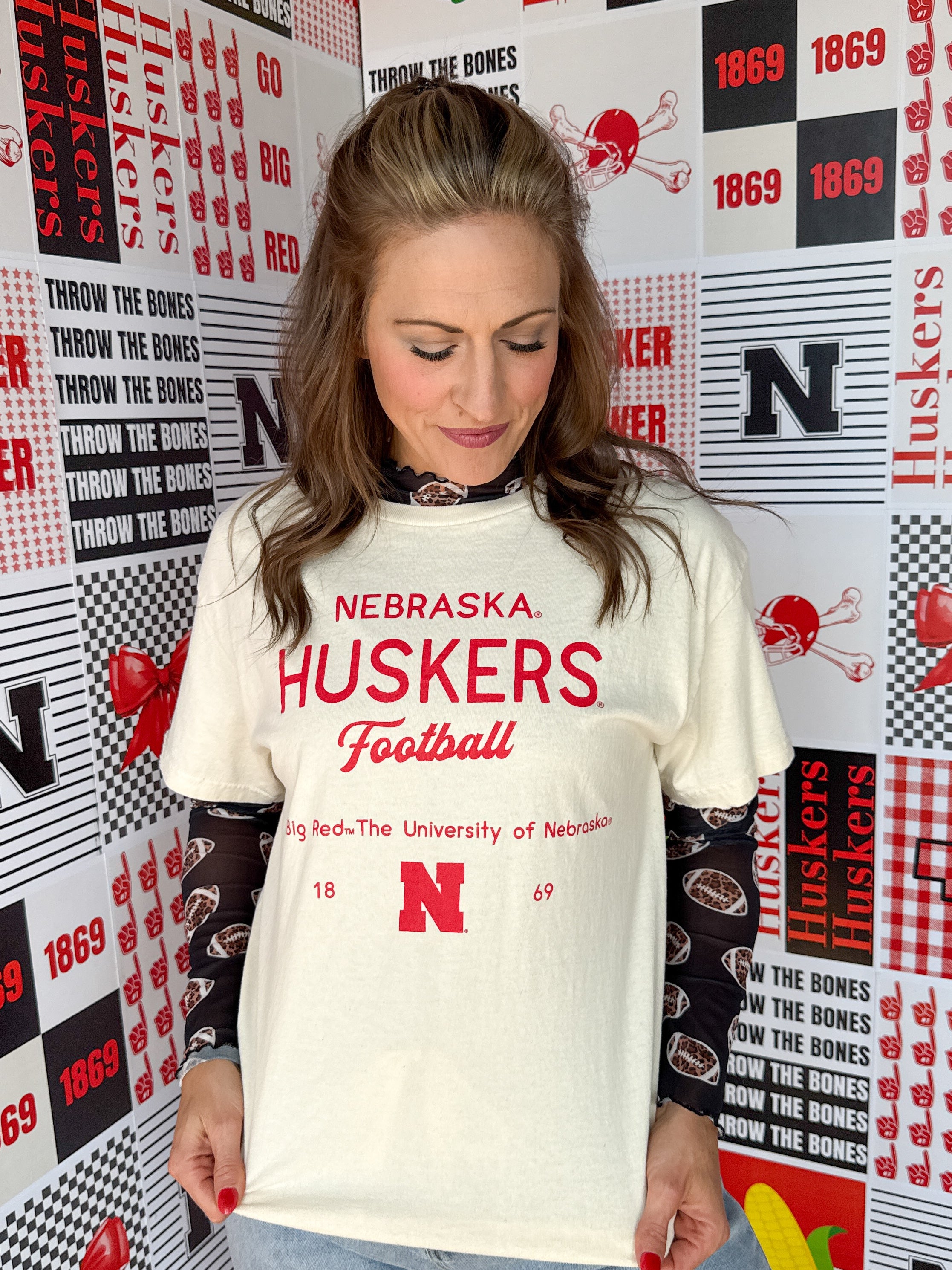Mesh Football Top - Ana Patricia Boutique