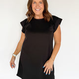 Align Track Dress- Black