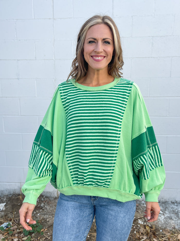 The Sylvia Top- Green