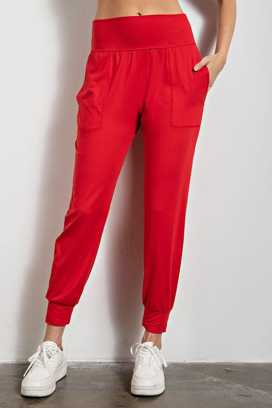 In Training Joggers- Red