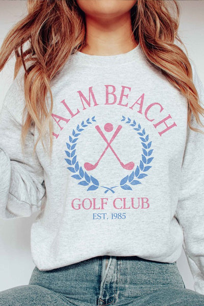Palm Beach Golf Club Sweatshirt- Grey