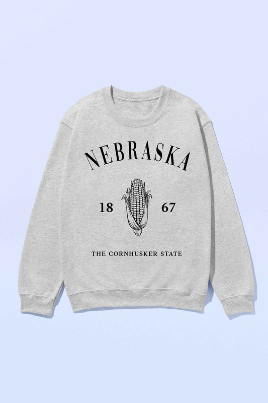 The Cornhusker State Sweatshirt- Grey