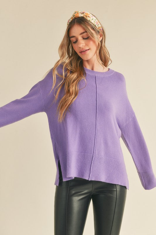 The Calla Sweater-Iris