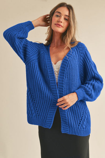 The Fern Sweater- Royal Blue