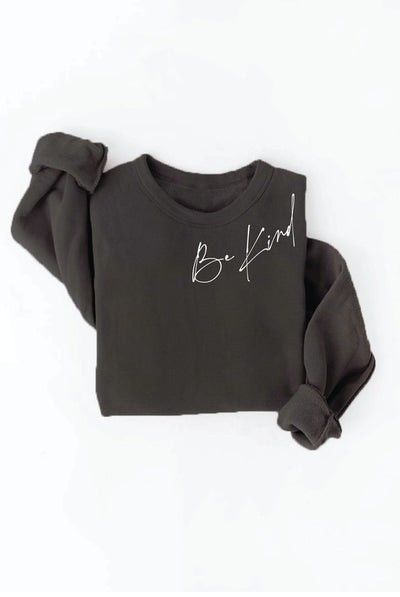 Be Kind Crewneck- Black