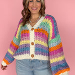 Rainbow Chunky Sweater - Ana Patricia Boutique