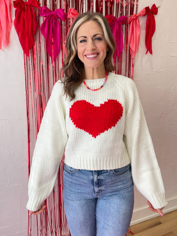 Piece of My Heart Sweater