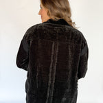 Button Down Jacket- Black - Ana Patricia Boutique
