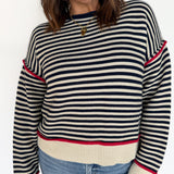 Navy Stripe Sweater