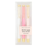 Boss Lady Metal Pen Set - Gifts & Home Decor - Ana Patricia Boutique