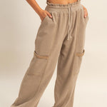 Burnout Joggers-Mocha - Ana Patricia Boutique