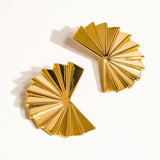 Folded Fan Earrings