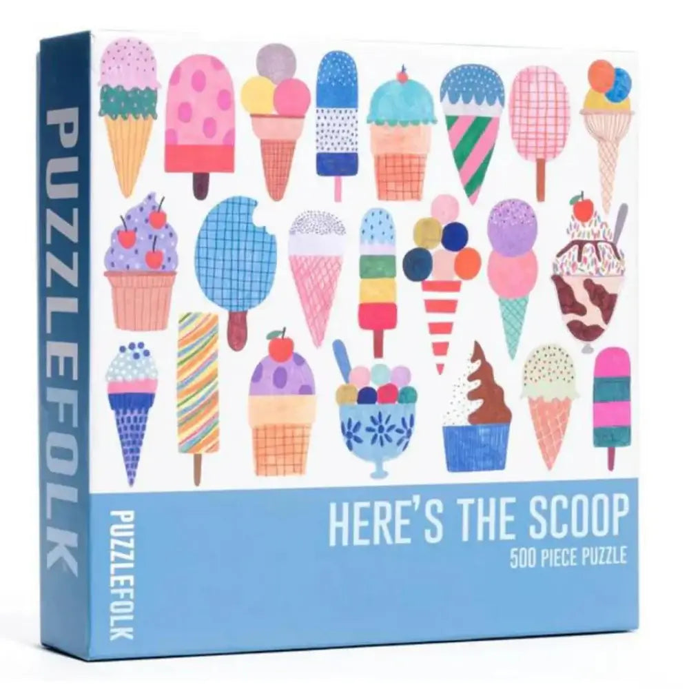 Here's The Scoop 500 Piece Ice Cream Puzzle - Ana Patricia Boutique