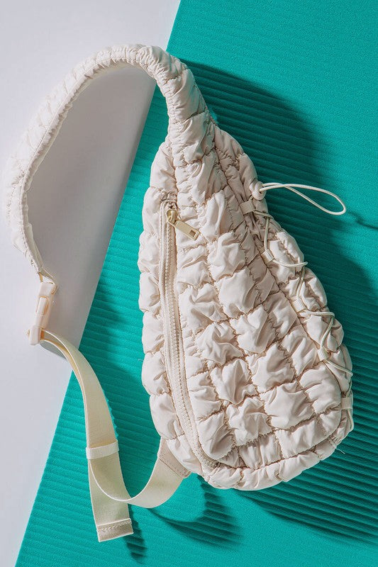 Quilted Sling- Ivory
