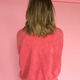Flower Patch Pullover- Mineral Red - Ana Patricia Boutique