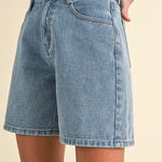 High Waist Bermuda Mom Short - Ana Patricia Boutique