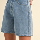 High Waist Bermuda Mom Short - Ana Patricia Boutique