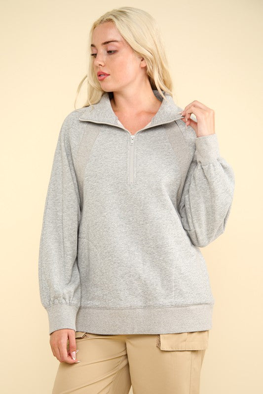 The Hooper Pullover- H. Grey