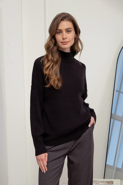 The Bella Sweater- Black