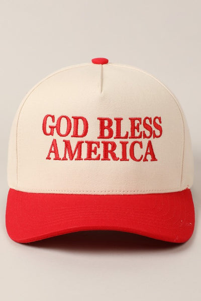 God Bless America Trucker Hat