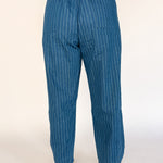 Pinstripe Barrel Jeans- Medium Wash - Ana Patricia Boutique