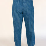 Pinstripe Barrel Jeans- Medium Wash - Ana Patricia Boutique