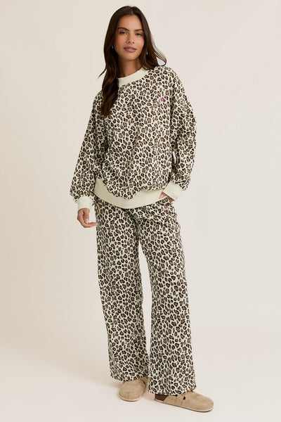 Leopard Lounge Set