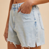 Distressed Hem Shorts - Ana Patricia Boutique