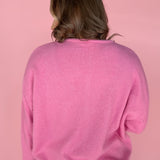 Button Up Cardigan- Pink - Ana Patricia Boutique