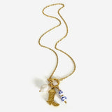 Cowboy Boot Porcelain Necklace