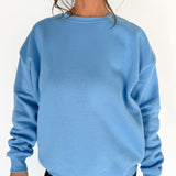 Crewneck Fleece-Blue