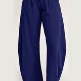 Barrel Sweatpants- Navy - Ana Patricia Boutique