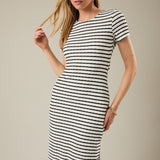Cut Out Back Knit Midi Dress - Ana Patricia Boutique