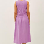 Cotton Tank Midi Dress-Iris - Ana Patricia Boutique
