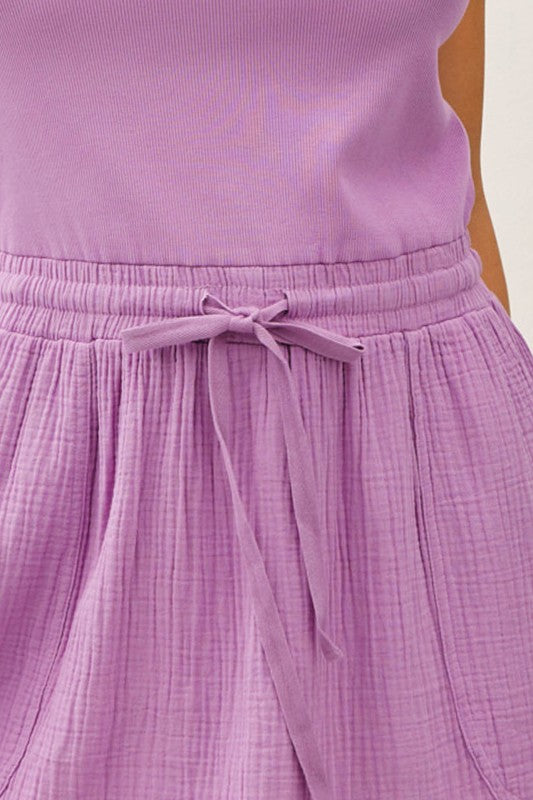 Cotton Tank Midi Dress-Iris - Ana Patricia Boutique