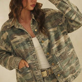 Vintage Wash Camo Jacket