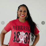 Nebraska 1869 Crop Tee