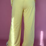 Windbreaker Track Pants- Yellow - Ana Patricia Boutique