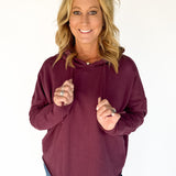 The Everyday Hoodie-Dark Plum