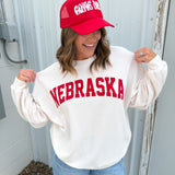 Ribbed Nebraska Pullover- Cream