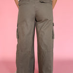 Cargo Wide Leg Pants- Brown - Ana Patricia Boutique