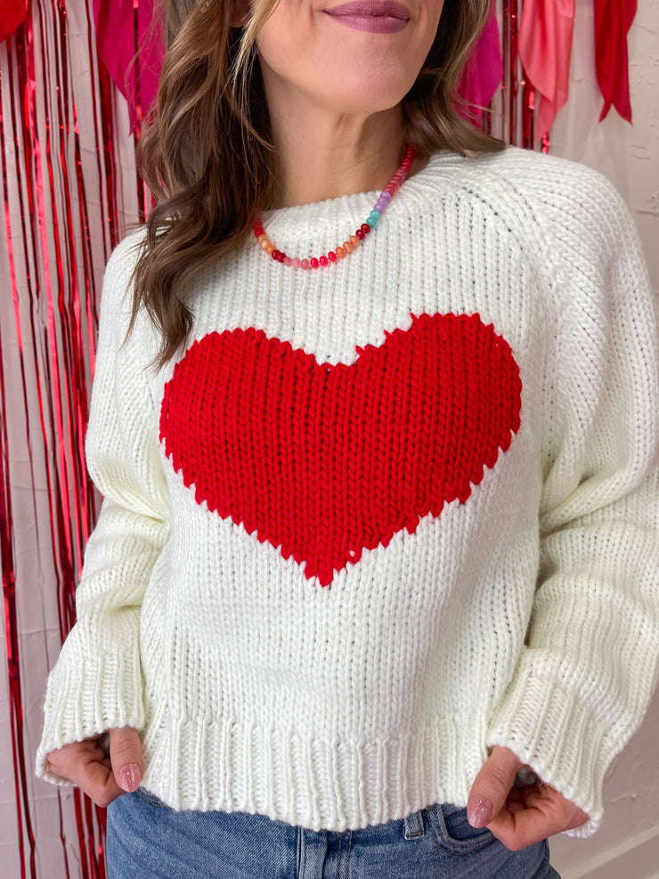 Piece of My Heart Sweater