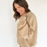 You are Enough Crewneck -Mocha