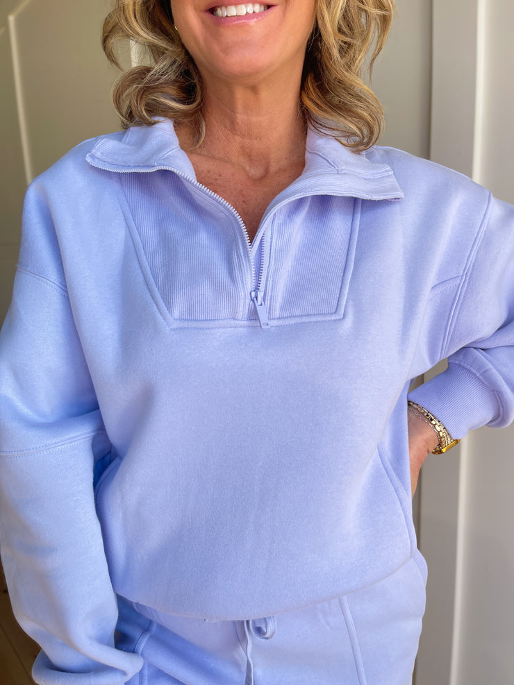 The Lulu Pullover- Iris