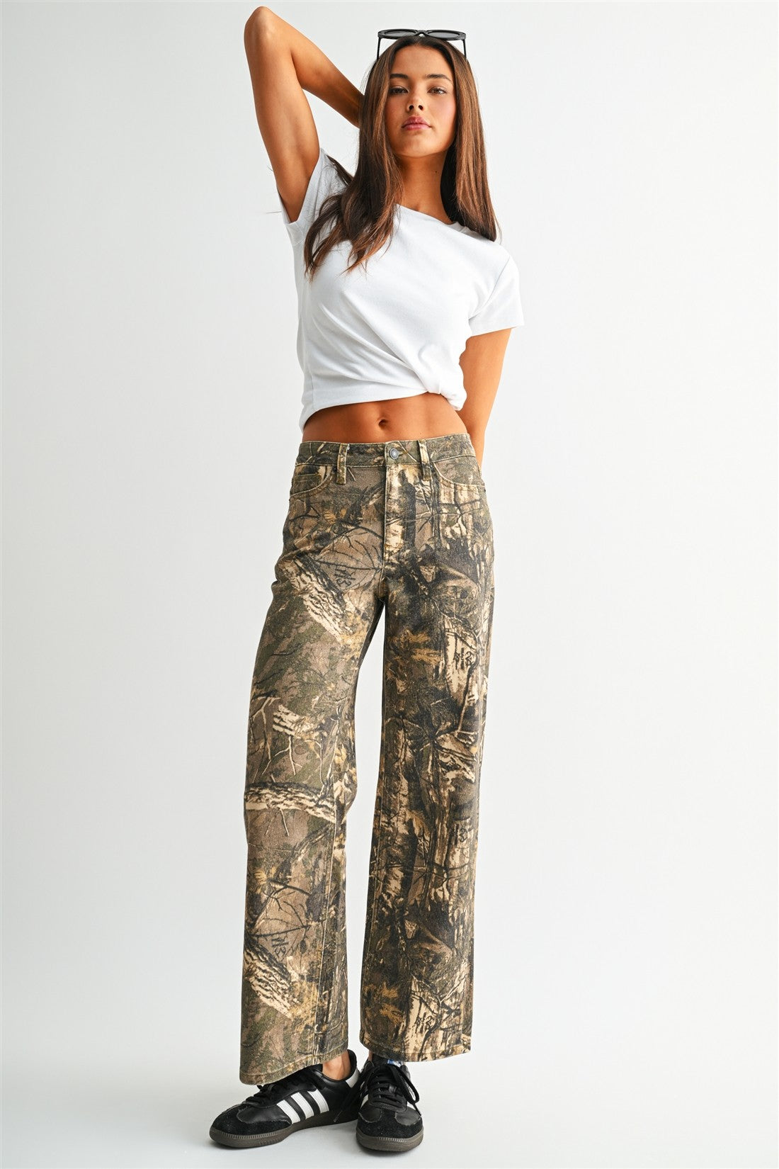 Camouflage High Rise Jeans - Ana Patricia Boutique