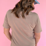 Classic Boxy Fit Tee-Taupe - Ana Patricia Boutique