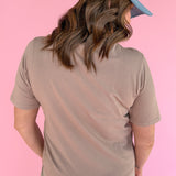 Classic Boxy Fit Tee-Taupe - Ana Patricia Boutique
